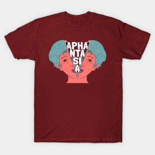 Split Head - Aphantasia, Aphant, Surreal Aphantastic T-Shirt